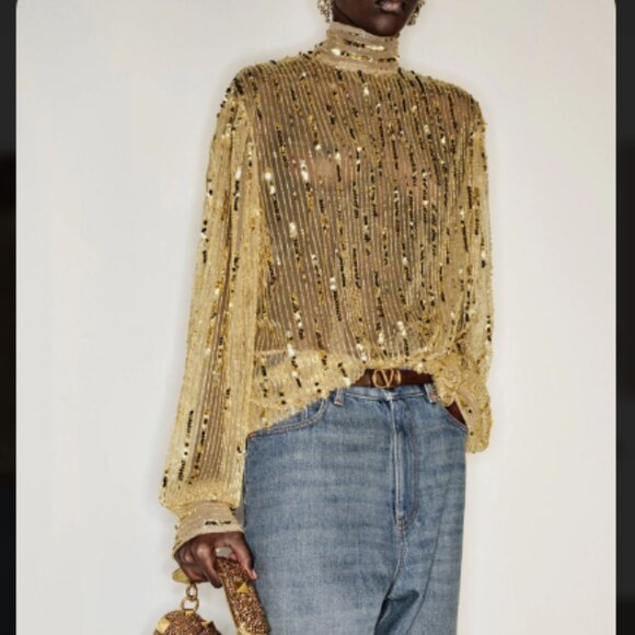 💟💜💟💜💟💜 ENDLESS ROSE Sequined Top 💟💜💟💜💟💜 - Picture 11 of 15